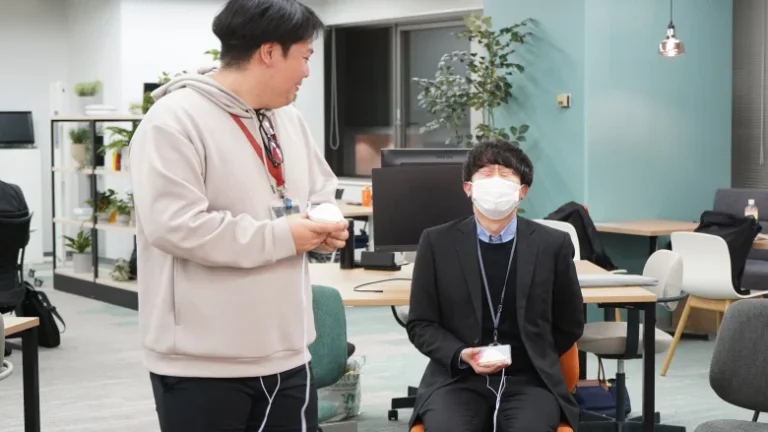 生理痛体験会の様子